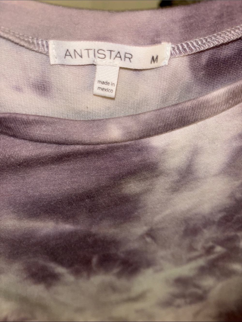 Lavender Tie-Dye Bodycon Mini Dress - Slim Fit - Picture 5 of 5